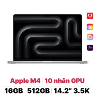 MacBook Pro 14 M4 10CPU 10GPU 16GB 512GB | Chính hãng Apple Việt Nam